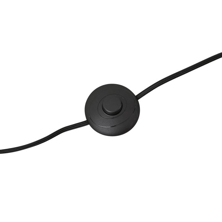 Vloerlamp zwart zonder kap - Simplo