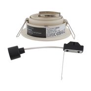 Set-of-6-Modern-Recessed-Spotlights-Beige-GU10-50mm-Rotatable-and-Tiltable---Chuck
