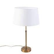 Bronzas-galda-lampa-ar-lina-abažūru-balta-35cm---Parte