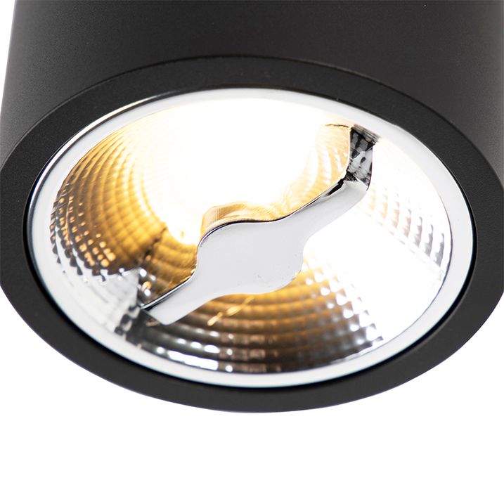 Moderni plafonski spot crni AR111 uklj. LED - Expert