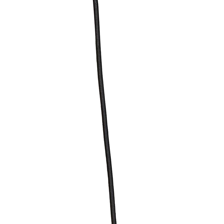 Hanglamp zwart met gouden binnenkant 7-lichts - Crooked Cluster