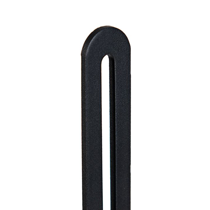 Priemyselná stojaca lampa čierna - Slide