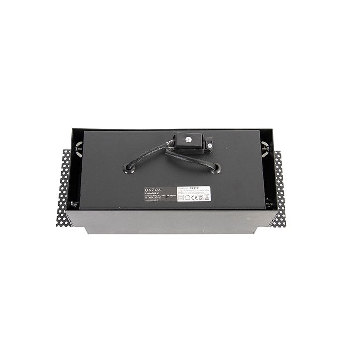 Pametni ugradni reflektor crni bez okvira 2-svetla uklj. 2 Wifi GU10 70mm - Oneon