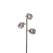 Vloerlamp-zwart-met-goud-met-smoke-glas-3-lichts---Zuzanna