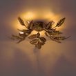 Vintaž-plafonska-lampa-antikni-zlatni-5-svetala---Linden