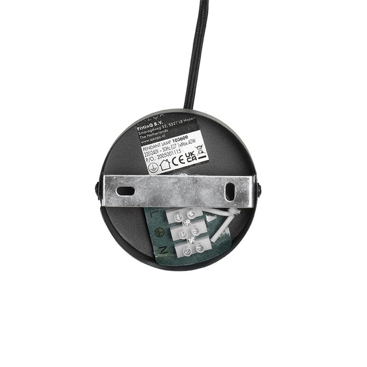Design Pendant Lamp Black Wire 39cm - Johanna