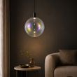 Design-hanglamp-zwart-met-regenboog-glas-35cm---Mallon