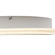 Plafonnier-design-blanc-avec-rond-gris-foncé-avec-LED-dimmable---Taylor