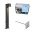Vonkajšia-lampa-čierna-so-zemným-hrotom-a-káblovou-priechodkou-65-cm-vrátane-zásuvky-IP44---Baleno
