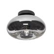Plafoniera-smart-nera-con-vetro-fumé-incl.-WiFi-P45---Ayesha