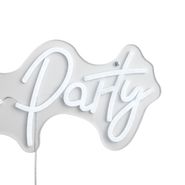 Neon-zidna-lampa-bijela-sa-LED---Let's-Party