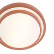 Plafonnier-moderne-Walden,-sienne-et-blanc,-34cm,-2-lumières,-IP44
