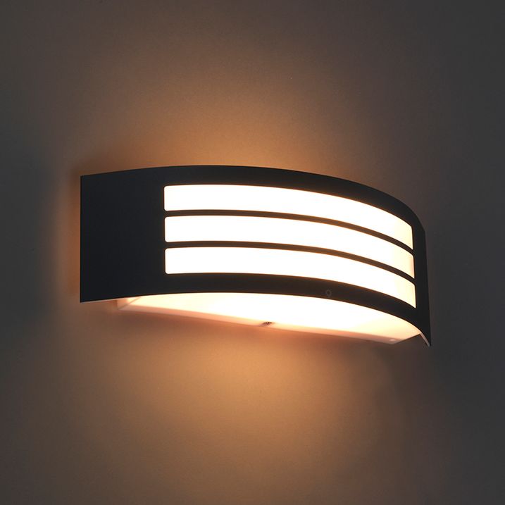 Moderna zidna lampa tamno siva IP44 - Sapphire Deluxe