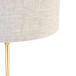 Lampă-de-masă-aurie-reglabilă-cu-abajur-gri-deschis-35-cm---Parte