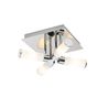 Plafonnier de salle de bain moderne chromé 4 lumières IP44 - Bath