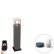 Lampe-d'extérieur-sur-pied-intelligente-anthracite-50-cm-avec-Wifi-P45---Denmark