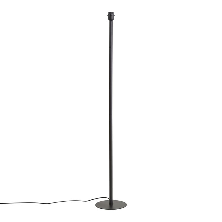 Vloerlamp zwart zonder kap - Simplo