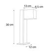 Okos-kültéri-állólámpa-antracit-30-cm-IP44-WiFi-GU10-zel---Baleno