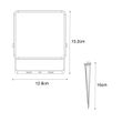 Inteligentné-bodové-svetlo-čierne-12,8-cm-vrátane-LED-IP65-so-zemným-hrotom---Ruud