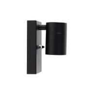 Moderne-utendørs-vegglampe-sort-IP44-med-skumringssensor---Solo