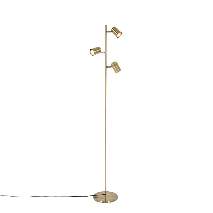 Modern állólámpa bronz 3-lámpás - Jeana