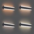 Moderna-stenska-svetilka-črna-CCT-60cm-vklj.-LED-IP54---Vanya