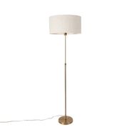 Vloerlamp-verstelbaar-brons-met-kap-lichtgrijs-50-cm---Parte