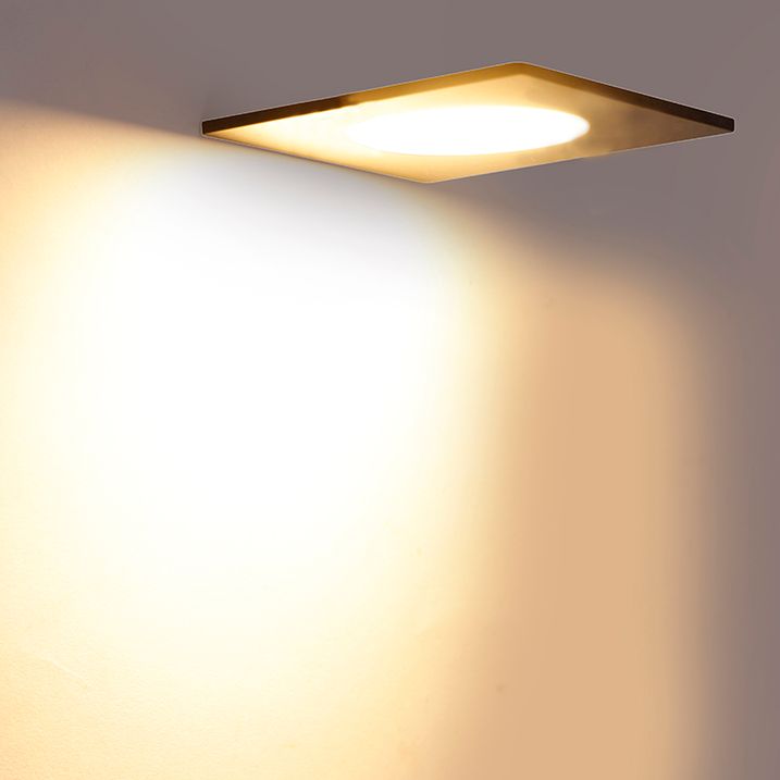 Spot modern îngropat negru cu LED 3 trepte reglabile IP65 - Simply