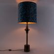 Stolní-lampa-bronzová-s sametovým-stínítkem-s motýlím-vzorem-40-cm---Diverso