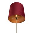 Stehleuchte-Gold/Messing-mit-rotem-Samt-Schirm-40/40-cm---Parte
