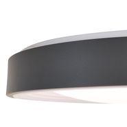 Moderne-Deckenleuchte-Grau-mit-Weiß-38cm-inkl.-LED-Dimmbar-RGB---Kanton