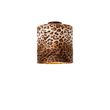 Stropné-svietidlo-matný-čierny-odtieň-leopardia-potlač-25-cm---Combi