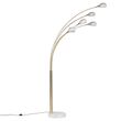 Art-Deco-Floor-Lamp-Gold-5-Light---Sixties-Marmo