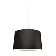 Moderne-hanglamp-wit-met-kap-45-cm-zwart---Combi-1