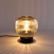 Lampada-da-tavolo-intelligente-nera-con-vetro-fumé-incl.-Wifi-A60---Karel