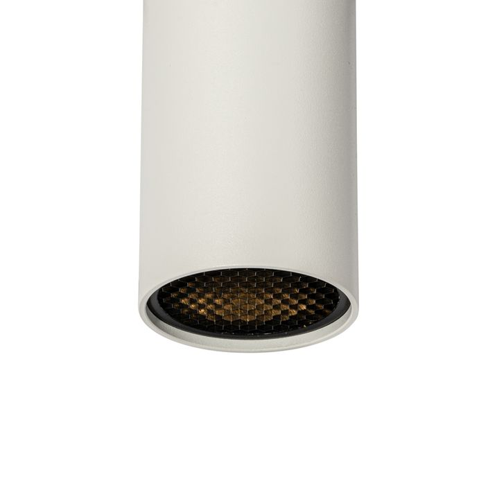 Spot moderne blanc pour système sur rail monophasé GU10 35mm - Iconic Ruby Honey