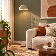 Retro-stojaca-lampa-béžová-160cm---Magnax