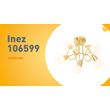Klassische-Deckenleuchte-gold-mit-Opalglas-5-Licht---Inez