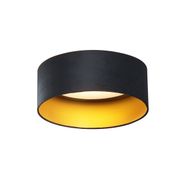 Lámpara-de-techo-moderna-de-terciopelo-negro-de-40-cm-con-LED-regulable-en-3-pasos---Sue
