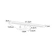 Nástenná-lampa-biela-41,5-cm-vrátane-LED-IP44---Jerre