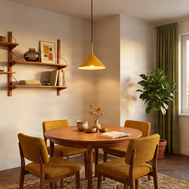 Design-hanglamp-geel-driehoek---Triangolo