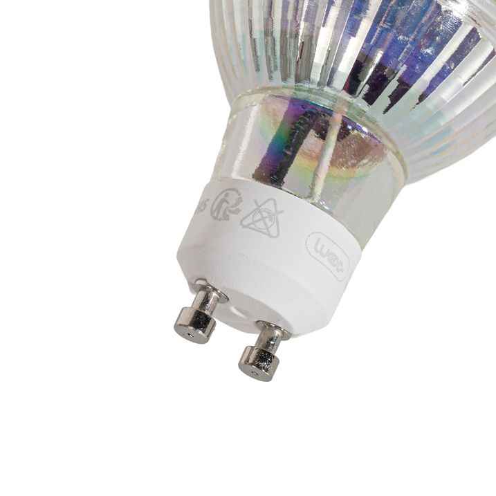 GU10 50 mm reguliuojama LED lemputė skaidri 4,9 W 500 lm 2700 K