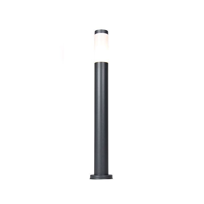 Buitenlamp paal antraciet met opaal 80 cm IP44 - Rox