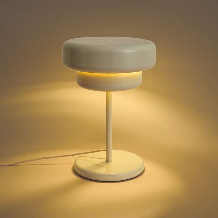 Lampe de table rétro beige 41 cm - Ophelia