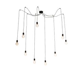 Design Hänglampa Svart 9-ljus - Cavalux