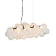 Hanglamp-zwart-met-opaal-glas-8-lichts-langwerpig---Uvas