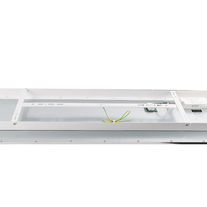 Modern LED paneel staal 120 cm incl. LED - Liv