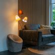 Designová-stojací-lampa-černá-s-látkovými-stínidly-3-světlo---Melis