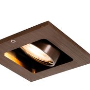 Set-de-6-spoturi-încastrate-moderne-bronz-închis-reglabile---Qure