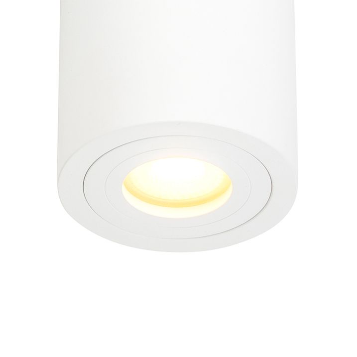 Sodoben okrogel stropni reflektor bel IP44 - Capa
